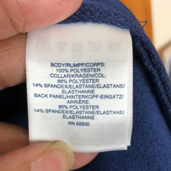 NWT Lands End Womens Fleece Jacket Lightweight Navy Blue M MEDIUM - Picture 9 of 11